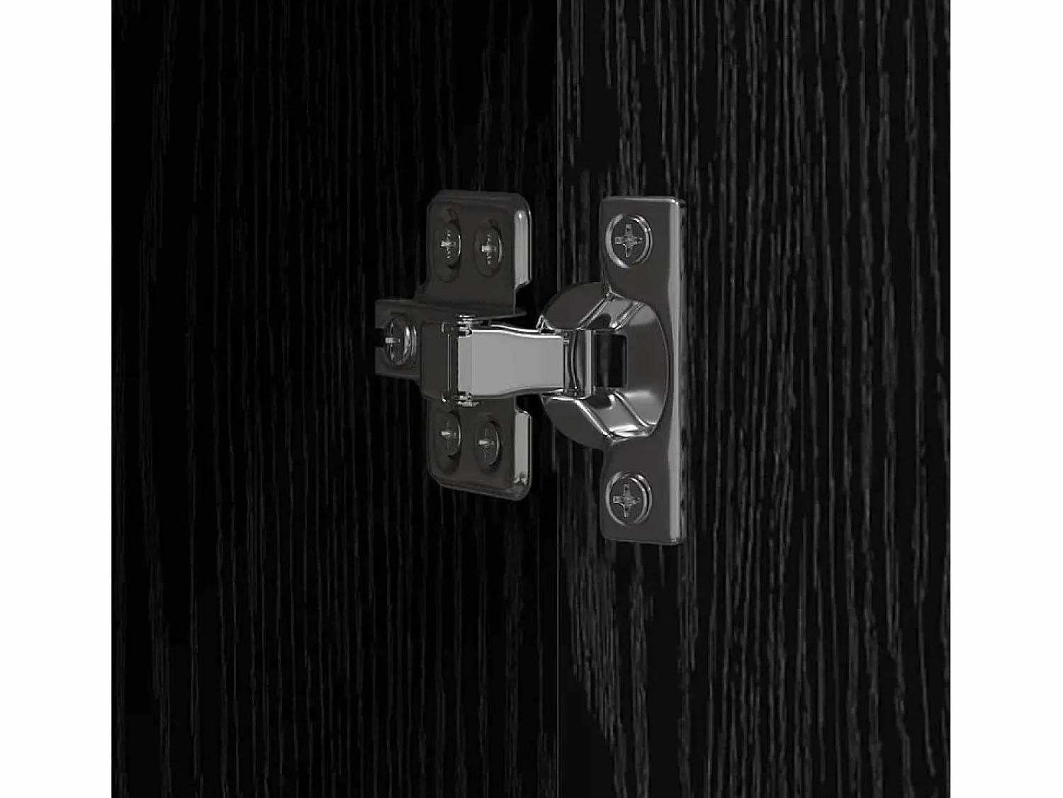 Discount Mueble de oficina con estante 2 piezas Roble 60 x 32 x 153 Negro
