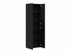 Outlet Mueble de oficina con estante 2 piezas Roble 60 x 32 x 190 Negro