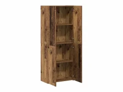 Outlet Mueble de oficina con estantes, 2 piezas, madera antigua, 60 x 32 x 153 cm Armario Oficina