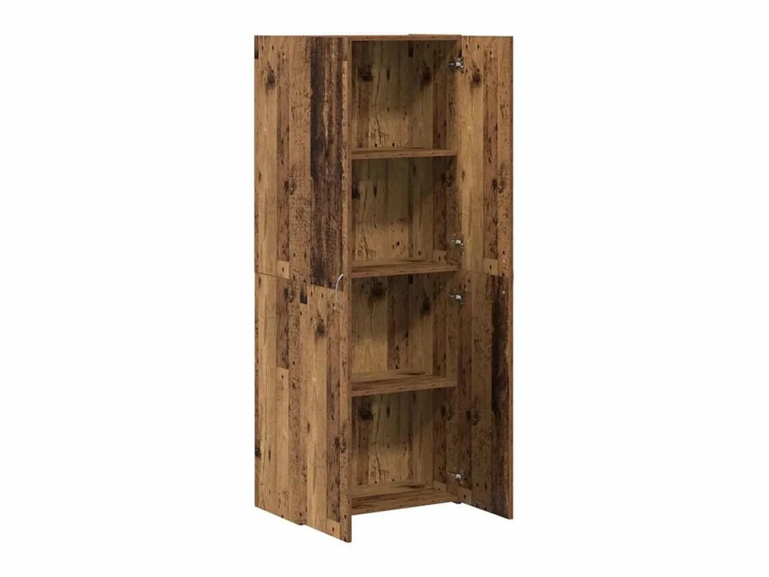 Outlet Mueble de oficina con estantes, 2 piezas, madera antigua, 60 x 32 x 153 cm Armario Oficina