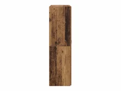 Hot Mueble de oficina con estante de madera antigua 60 x 32 x 115 cm Marru00f3n