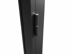Outlet Mueble de puerta reversible de aluminio y cristal esmerilado - Al. 204 x An. 93 cm - LOXTON Puerta Con Marco