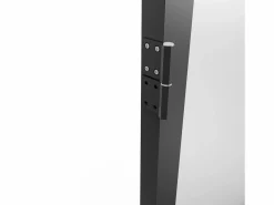Best Mueble de puerta reversible de aluminio y cristal esmerilado - Al. 204 x An. 83 cm - LOXTON Puerta Con Marco