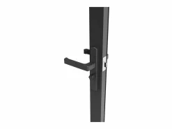 Best Mueble de puerta reversible de aluminio y cristal templado transparente - Al 204 x An 73 cm - LOXTON Puerta Con Marco