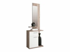 duehome Mueble de recibidor Enter Blanco - Nelson