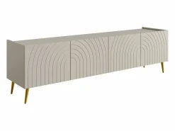 Vente-unique Mueble de TV con 4 puertas - - NORSIM de Pascal Morabito