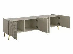 Vente-unique Mueble de TV con 4 puertas - - NORSIM de Pascal Morabito