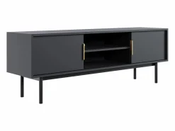 Outlet Mueble de TV con 2 puertas y 2 estantes - - DABRIANA Mueble Tv