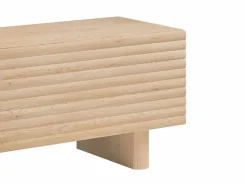 Best Vente-unique Mueble de TV con 2 puertas 180 cm de MDF - Natural - LUDIMA Color natural claro