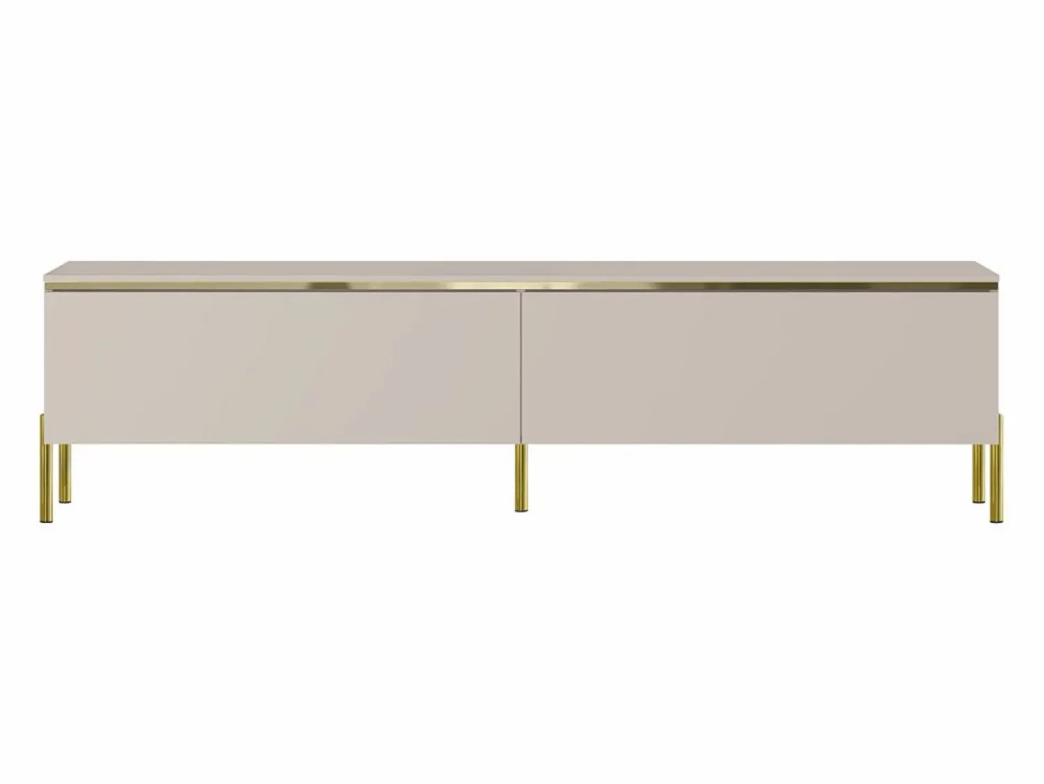 Sale Mueble de TV contemporáneo con 2 puertas - y dorado - VUKIA Mueble Tv