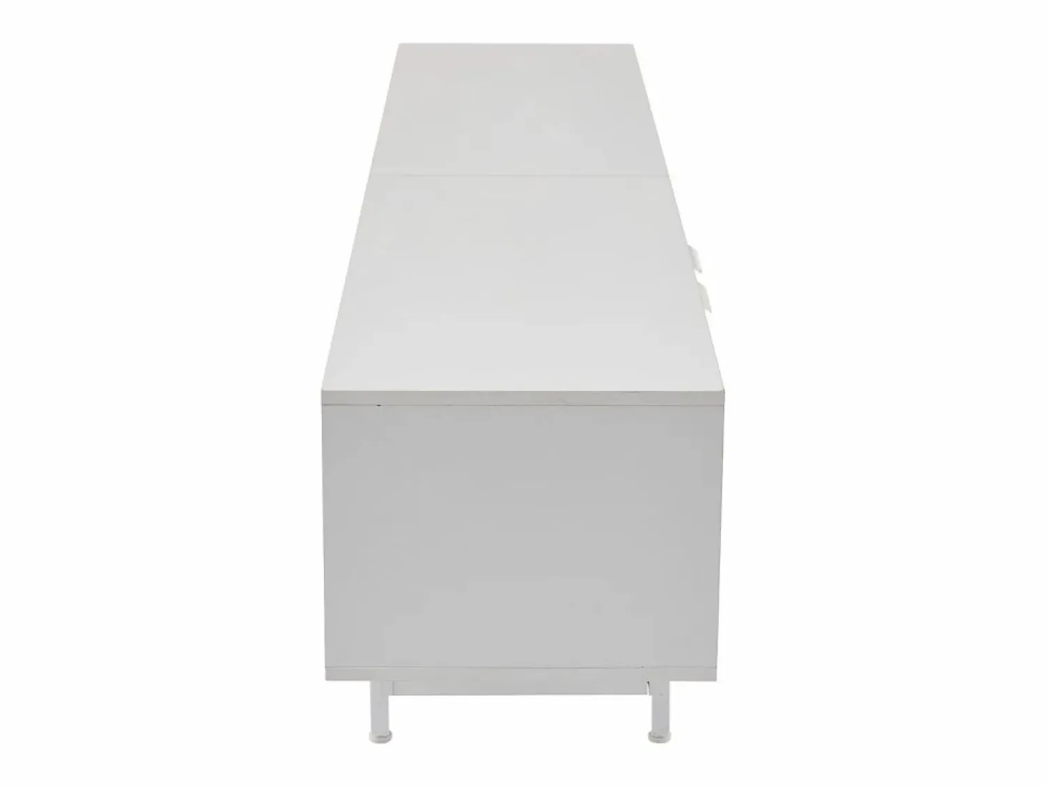 OKWISH Mueble de TV de 200 cm, mueble de TV con 2 puertas y 2 cajones, estilo moderno, para salón y oficina
