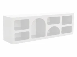 Clearance Mueble de TV de diseño con 7 estantes - Color: - LUELA Mueble Tv