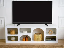 Clearance Mueble de TV de diseño con 7 estantes - Color: - LUELA Mueble Tv