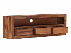 Mueble de TV de madera maciza de Sheesham 120x30x40 cm ES15736