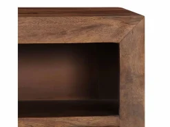 Mueble de TV de madera maciza de Sheesham 120x30x40 cm ES15736