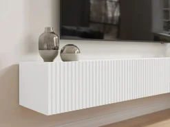 Vente-unique Mueble de TV flotante con 3 puertas - - DANTAY de Pascal Morabito