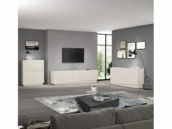 Mueble de TV Vela con 5 puertas color cachemira 225x35x60,4 cm