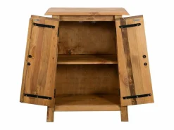 vidaxl Mueble del cuarto de baño madera maciza de pino 59x32x80 cm
