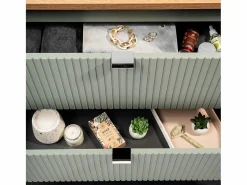Petits-Meubles Mueble doble lavabo 120cm 4 cajones Jade y Madera