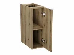 Discount Mueble doble lavabo 140cm 4 cajones Riva Blanco y Madera Mueble De Baño Con Doble Lavabo