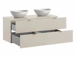 Clearance Mueble doble lavabo 120cm Azel Cachemira Mueble De Baño Con Doble Lavabo