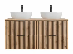 Clearance Mueble doble lavabo 120cm Gaia Madera y Mueble De Baño Con Doble Lavabo
