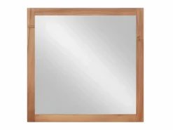 Clearance Mueble doble lavabo de madera de acacia y espejo - 90 cm - PENEBEL Conjunto De Baño