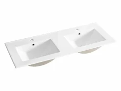 Outlet Mueble doble lavabo encastrado 120cm Azel Cachemira Mueble De Baño Con Doble Lavabo