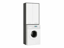Mueble encima de lavadora con puerta larga en /BLANCO, 64 x 31 x 180 cm
