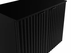 Mueble flotante con lavabo rayado y tablero, L80 cm, ZILGA Mueble De Lavabo
