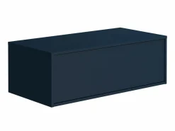 Hot Mueble flotante de baño con lavabo sencillo, color , 2 cajones, 94 cm, TEANA Mueble De Baño Simple