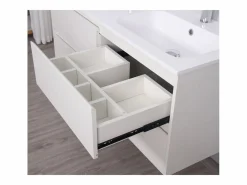 STANO Mueble lavabo + lavabo doble 120 cm FORTINA