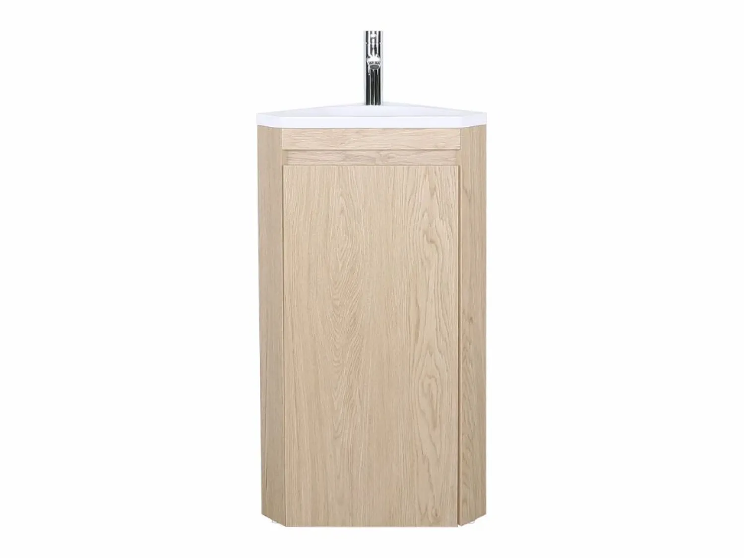 Clearance Mueble lavabo de esquina SORRENTO con lavabo de resina Mueble De Aseo