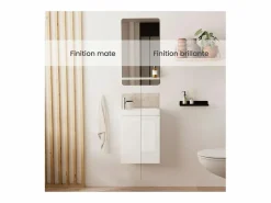Clearance Mueble lavabo LISA 41 cm Blanco