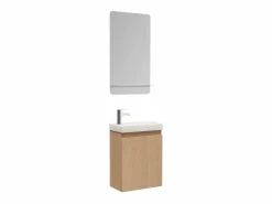 Mueble lavabo LISA + espejo + grifería
