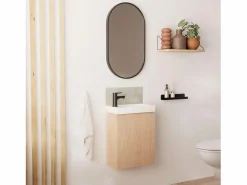Mueble lavabo LISA + espejo ovalado