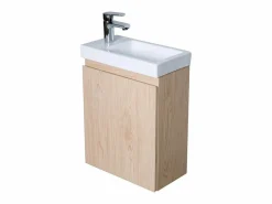 Mueble lavabo LISA negro + grifería