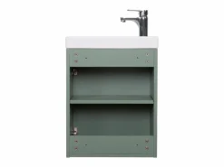 Mueble lavabo LISA negro + grifería