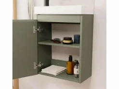 Mueble lavabo LISA negro + grifería