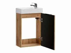 Petits-Meubles Mueble lavamanos 40cm 1 puerta Adriel Madera