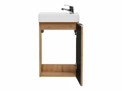 Petits-Meubles Mueble lavamanos 40cm 1 puerta Adriel Madera