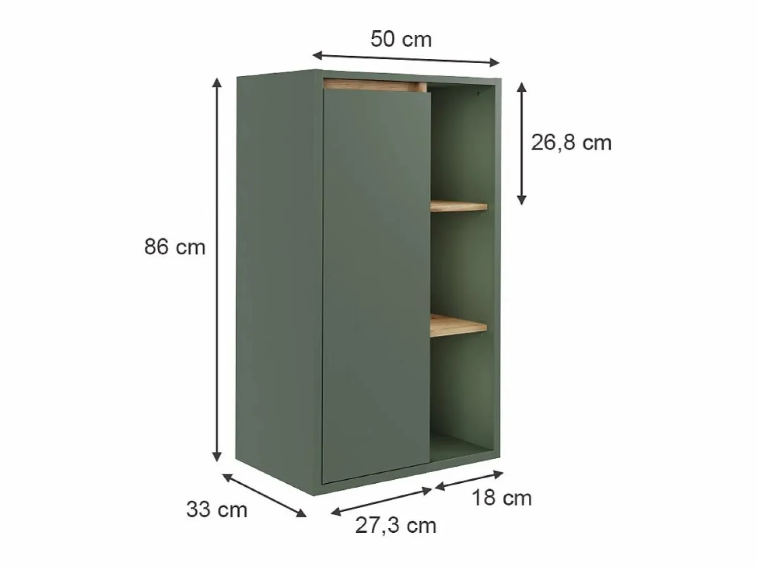 Best Vicco Mueble Midi /artesano 50x33x86 viola Verde