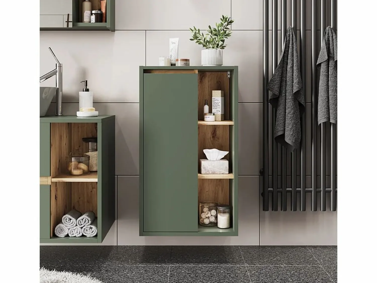 Best Vicco Mueble Midi /artesano 50x33x86 viola Verde