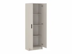 Hot Mueble Multiusos Armario Auxiliar Color – 2 Puertas, 4 Baldas, Práctico y Funcional, Madera, 60x180x35 cm – Perfecto para Espacios Reducidos Armario
