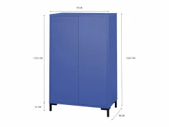 Clearance Mueble organizador multiusos azúl VERNER Azul