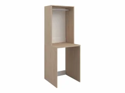 New Mueble para el cuarto de la lavadora para lavadora con colgador - L65 x Alt. 184 cm - ERKANO Mueble Para Lavadora