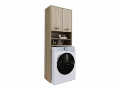 Online Mueble para lavadora, 2 armarios, 180 x 64 x 30 cm, Roble Sonoma Mueble Para Lavadora