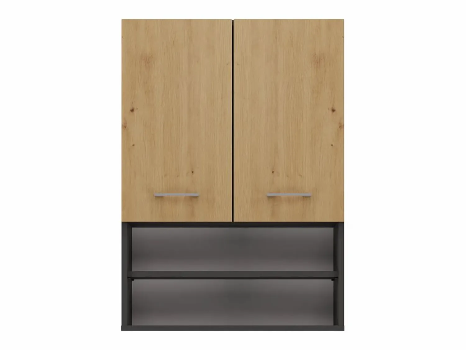 Online Mueble para lavadora, 30 x 64 x 90 cm, Antracita / Roble Artesano Gris