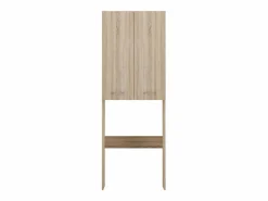 Best Mueble para lavadora, 30 x 64 x 180 cm, roble Sonoma Marru00f3n