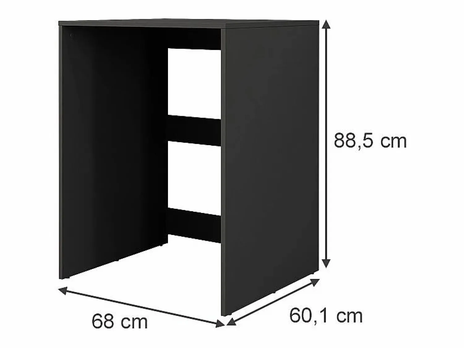 Mueble para lavadora antracita 68x60.1x88.5 irma Mueble Para Lavadora